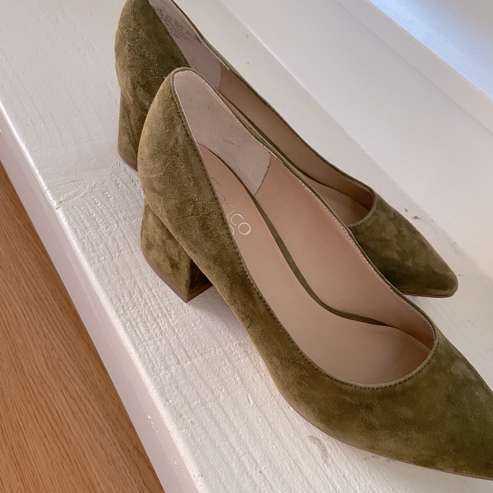 Franco Sarto block heel pumps